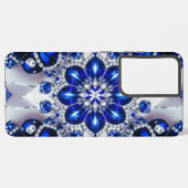 Samsung Galaxy S21 Plus Case Blue White Colors Hülle (Rückseite (Horizontal))