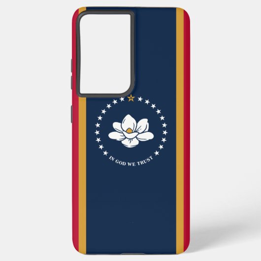 Samsung Galaxy S21 Plus Case flag of Mississippi Hülle (Rückseite)