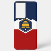 Samsung Galaxy S21 Plus Case flag of Utah, USA Samsung Galaxy Hülle (Rückseite)
