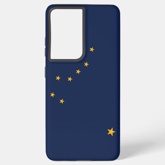 Samsung Galaxy S21 Plus Case Flag von Alaska, USA Samsung Galaxy Hülle (Rückseite)