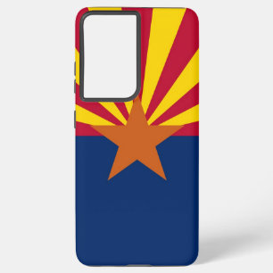 Samsung Galaxy S21 Plus Case Flag von Arizona, USA Hülle