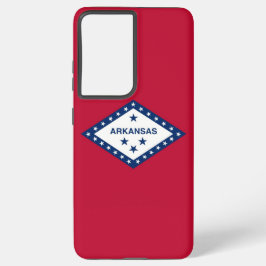 Samsung Galaxy S21 Plus Case Flag von Arkansas U.S Hülle