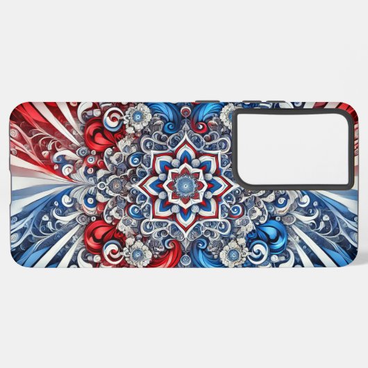 Samsung Galaxy S21 Plus Case, französische Farben Samsung Galaxy Hülle (Rückseite (Horizontal))