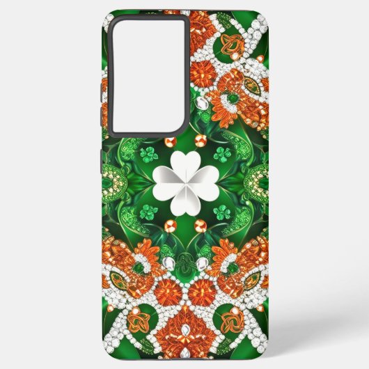 Samsung Galaxy S21 Plus Case Irish Colors Hülle (Rückseite)