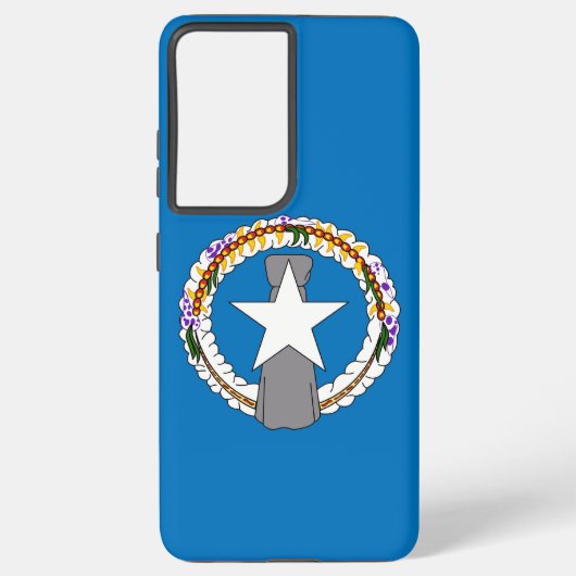 Samsung Galaxy S21 Plus Case Northern Mariana Flag Hülle (Rückseite)