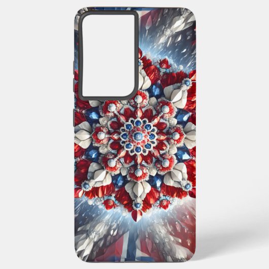 Samsung Galaxy S21 Plus Case norwegische Farben Samsung Galaxy Hülle (Rückseite)