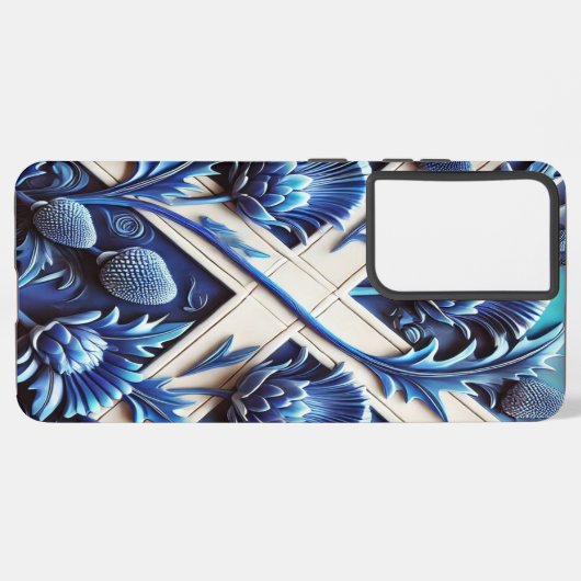 Samsung Galaxy S21 Plus Case Scottish Thistles Samsung Galaxy Hülle (Rückseite (Horizontal))