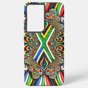 Samsung Galaxy S21 Plus Case South African Colors Hülle
