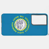 Samsung Galaxy S21 Plus Case South Dakota Fahne Hülle (Rückseite (Horizontal))