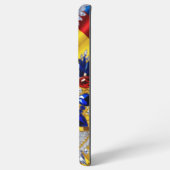 Samsung Galaxy S21 Plus Fall Rumänische Farben Hülle (Linke Seite)