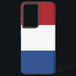 Samsung Galaxy S21 Plus Fallflagge der Niederlande Hülle<br><div class="desc">Die Samsung S21 Plus Cover mit der niederländischen Flagge, die den Schutz mit der Feier des holländischen Erbes verbinden soll. Dieses Cover wurde mit viel Liebe zum Detail gestaltet und zeigt stolz die ikonische Trifarbe Rot, Weiß und Blau, die die Geschichte, Kultur und nationale Identität der Niederlande symbolisiert. Egal, ob...</div>