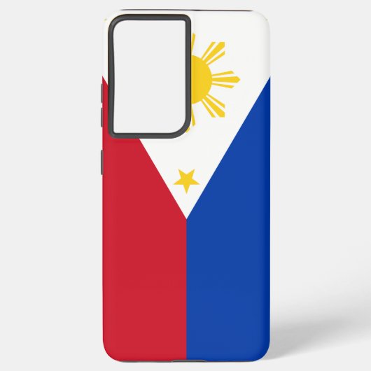 Samsung Galaxy S21 Plus Fallflagge der Philippinen Hülle (Rückseite)