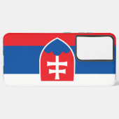 Samsung Galaxy S21 Plus Fallflagge der Slowakei Samsung Galaxy Hülle (Rückseite (Horizontal))