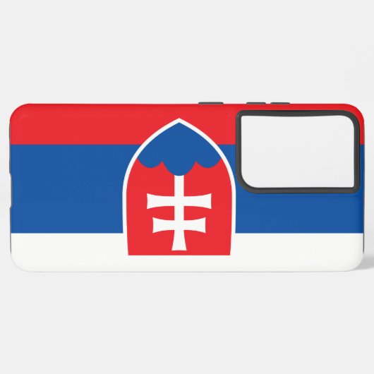 Samsung Galaxy S21 Plus Fallflagge der Slowakei Samsung Galaxy Hülle (Rückseite (Horizontal))