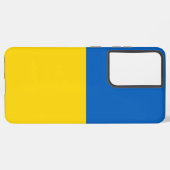 Samsung Galaxy S21 Plus Fallflagge der Ukraine Samsung Galaxy Hülle (Rückseite (Horizontal))