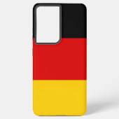 Samsung Galaxy S21 Plus Fallflagge Deutschland Samsung Galaxy Hülle (Rückseite)