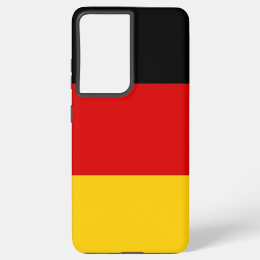 Samsung Galaxy S21 Plus Fallflagge Deutschland Samsung Galaxy Hülle (Rückseite)