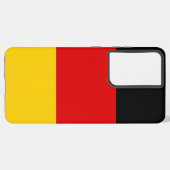 Samsung Galaxy S21 Plus Fallflagge Deutschland Samsung Galaxy Hülle (Rückseite (Horizontal))