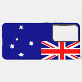 Samsung Galaxy S21 Plus Fallflagge in Australien Hülle (Rückseite (Horizontal))