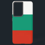 Samsung Galaxy S21 Plus Fallflagge in Bulgarien Samsung Galaxy Hülle<br><div class="desc">Umgestalten Sie Ihre Samsung Galaxy S21 Plus mit unserem exklusiven Handy-Cover mit der Flagge Bulgariens! Dieses Handy wurde mit viel Liebe zum Detail entworfen und präsentiert stolz das ikonische Design der bulgarischen Flagge. Die Fahne besteht aus drei horizontalen Streifen in Weiß, Grün und Rot, wobei das nationale Wappen an der...</div>