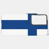 Samsung Galaxy S21 Plus Fallflagge in Finnland Hülle (Rückseite (Horizontal))