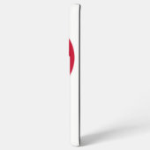 Samsung Galaxy S21 Plus Fallflagge in Grönland Samsung Galaxy Hülle (Linke Seite)