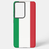 Samsung Galaxy S21 Plus Fallflagge in Italien Samsung Galaxy Hülle (Rückseite)
