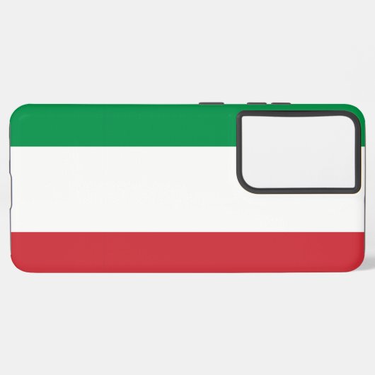 Samsung Galaxy S21 Plus Fallflagge in Italien Samsung Galaxy Hülle (Rückseite (Horizontal))