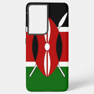 Samsung Galaxy S21 Plus Fallflagge in Kenia Hülle