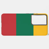 Samsung Galaxy S21 Plus Fallflagge in Litauen Samsung Galaxy Hülle (Rückseite (Horizontal))