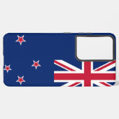 Samsung Galaxy S21 Plus Fallflagge in Neuseeland Samsung Galaxy Hülle (Rückseite (Horizontal))