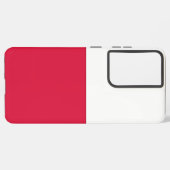 Samsung Galaxy S21 Plus Fallflagge in Polen Hülle (Rückseite (Horizontal))