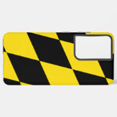 Samsung Galaxy S21 Plus Fallflagge München Samsung Galaxy Hülle (Rückseite (Horizontal))