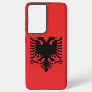 Samsung Galaxy S21 Plus Fallflagge von Albanien Hülle