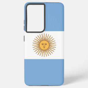 Samsung Galaxy S21 Plus Fallflagge von Argentinien Hülle