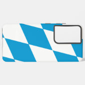 Samsung Galaxy S21 Plus Fallflagge von Bayern Hülle (Rückseite (Horizontal))