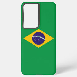 Samsung Galaxy S21 Plus Fallflagge von Brasilien Hülle