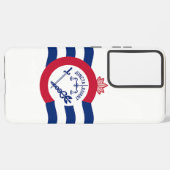 Samsung Galaxy S21 Plus Fallflagge von Cincinnati Hülle (Rückseite (Horizontal))