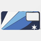 Samsung Galaxy S21 Plus Fallflagge von Columbia Samsung Galaxy Hülle (Rückseite (Horizontal))