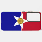 Samsung Galaxy S21 Plus Fallflagge von Dallas, Tex Hülle (Rückseite (Horizontal))
