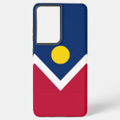 Samsung Galaxy S21 Plus Fallflagge von Denver Samsung Galaxy Hülle (Rückseite)