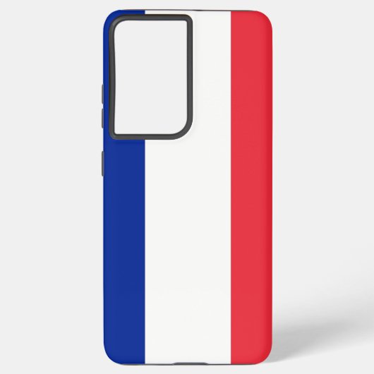 Samsung Galaxy S21 Plus Fallflagge von Frankreich Hülle (Rückseite)