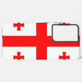 Samsung Galaxy S21 Plus Fallflagge von Georgia Hülle (Rückseite (Horizontal))