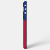 Samsung Galaxy S21 Plus Fallflagge von Georgia Samsung Galaxy Hülle (Linke Seite)