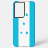 Samsung Galaxy S21 Plus Fallflagge von Honduras Samsung Galaxy Hülle (Rückseite)