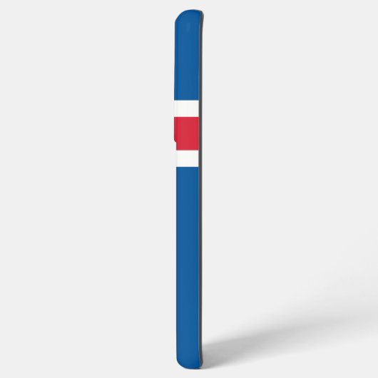 Samsung Galaxy S21 Plus Fallflagge von Island Samsung Galaxy Hülle (Linke Seite)