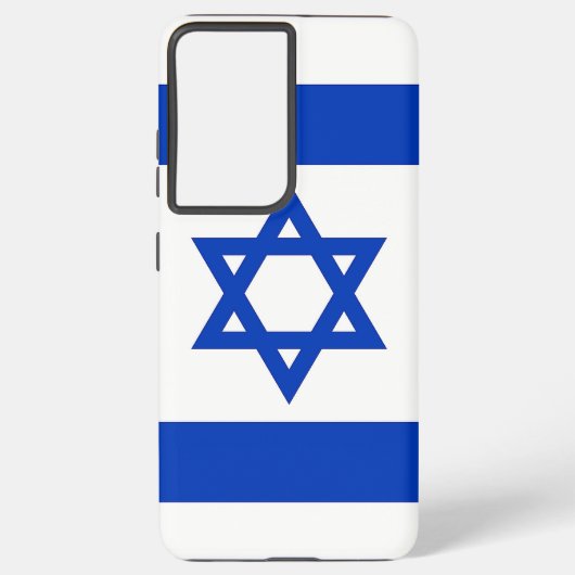 Samsung Galaxy S21 Plus Fallflagge von Israel Hülle (Rückseite)