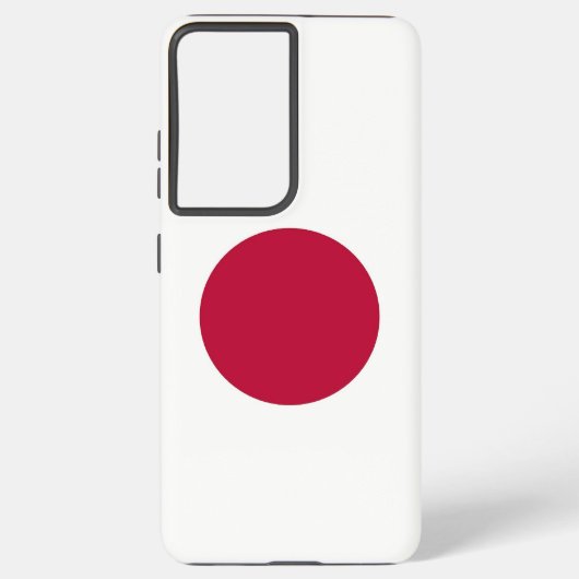 Samsung Galaxy S21 Plus Fallflagge von Japan Hülle (Rückseite)