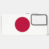 Samsung Galaxy S21 Plus Fallflagge von Japan Samsung Galaxy Hülle (Rückseite (Horizontal))