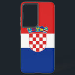 Samsung Galaxy S21 Plus Fallflagge von Kroatien Samsung Galaxy Hülle<br><div class="desc">Genießen Sie die Samsung Galaxy S21 Plus mit unserem exklusiven Handy-Cover unter der Flagge Kroatiens! Dieses Handy wurde mit viel Liebe zum Detail entworfen und präsentiert stolz das ikonische Design der kroatischen Fahne. Dieses Design mit drei horizontalen Streifen in Rot, Weiß und Blau und dem kroatischen Wappen in der Mitte...</div>